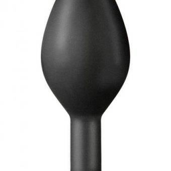 Platinum Silicone The Minis Spade Butt Plug Black Medium