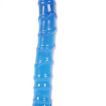 Raging Hard Ons Slim Line Anal Series Ass Play Ballsy Dong 9 Inch Blue