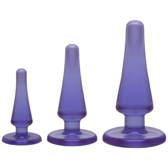 Crystal Jellies Anal Trainer Kit Purple