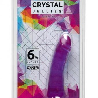 Crystal Jellies Slim Dong 6.5 Purple