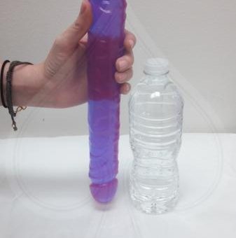 Jellies Jr 12" Double Dong - Purple