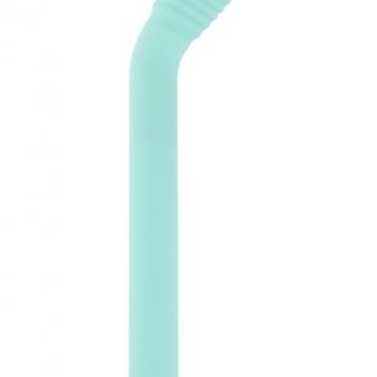 Velvet Touch Vibe G-Spot Ribbed Vibrator Mint Green