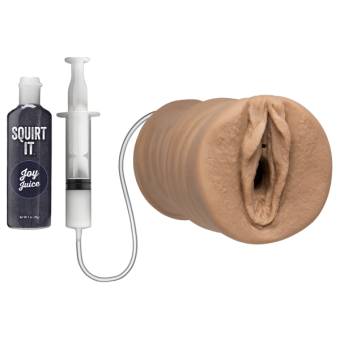 Squirt It Squirting Pussy Caramel Tan Stroker