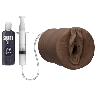 Squirt It Squirting Pussy Chocolate Brown Stroker