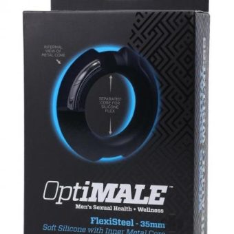 Optimale Flexisteel Cockring 35mm Black