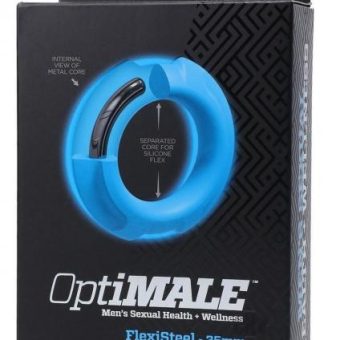 Optimale Flexisteel Cockring 35mm Blue