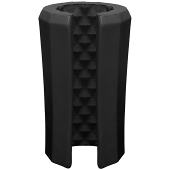 Optimale Silicone Beaded Stroker Black
