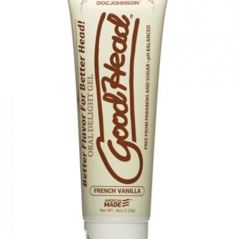 Goodhead Oral Delight Gel French Vanilla 4oz Tube