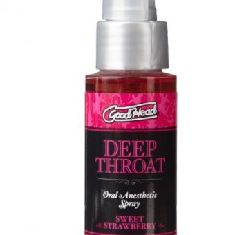 Goodhead Deep Throat Oral Spray Sweet Strawberry 2oz