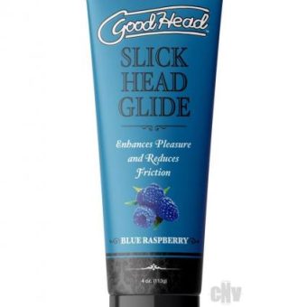 Goodhead Slick Head Blue Rasp 4oz Bulk