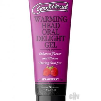 Goodhead Warm Head Gel Strawber 4oz Bulk