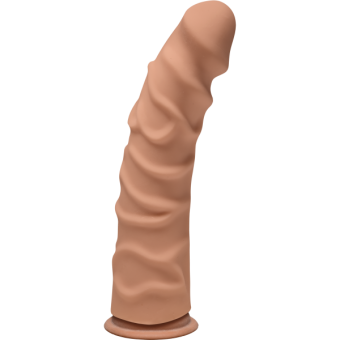 D Ragin D 8 inches Caramel Ultraskyn Tan Dildo