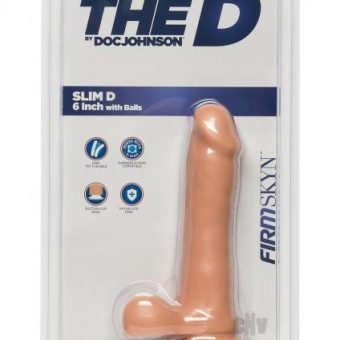 The Slim D Firmskyn W/balls 6 Vanilla