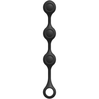 Kink Weighted Silicone Anal Balls Black