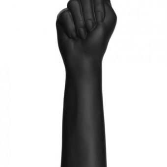Fist F*cker Closed Fist Dual Density Silicone Black
