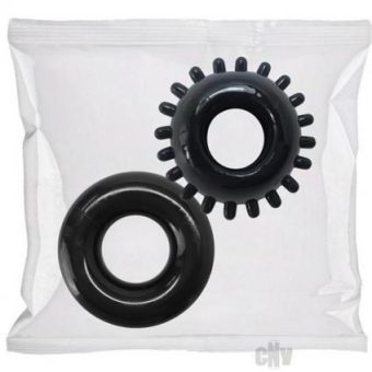 Rock Solid C Ring 2pk Refill 50pc Blk