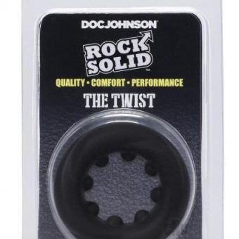 Rock Solid The Twist C Ring Black