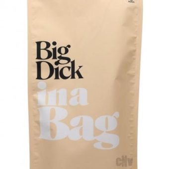 In A Bag Big Dick 8in Clear