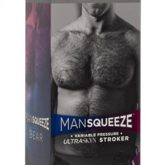 Man Squeeze Bear Ass Francois Sagat Beige Stroker