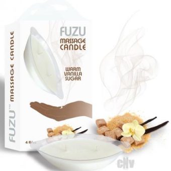 Fuzu Massage Candle Warm Vanilla Sugar 4oz