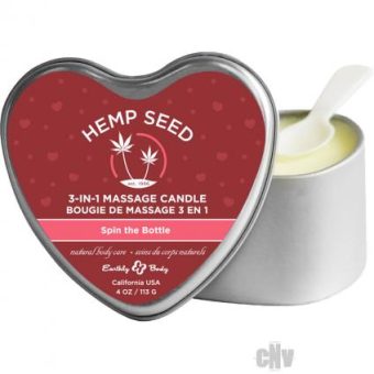 Heart Massage Candle Spin The Bottle 4oz