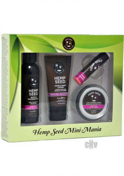 Earthly Body Hemp Seed Mini Mania Travel Set Skinny Dip