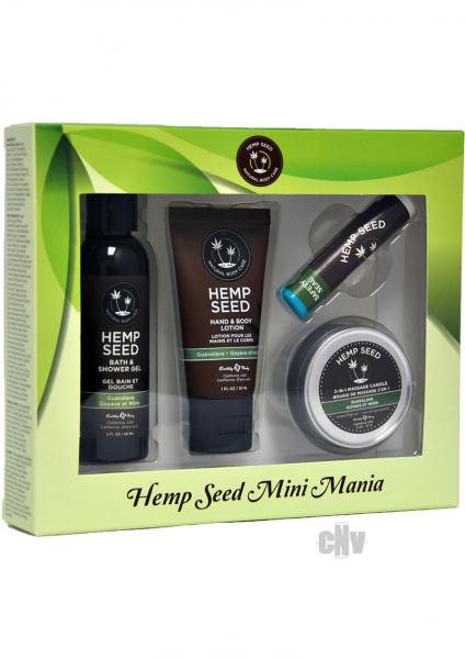 Earthly Body Hemp Seed Mini Mania Travel Set Guavalava