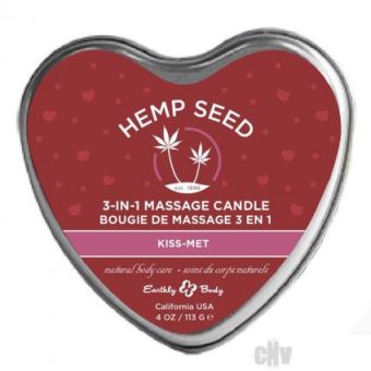 Valentine Candle Kiss-met 4oz