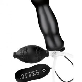 Lux Fetish 4.5 inches Inflatable Vibrating Plug