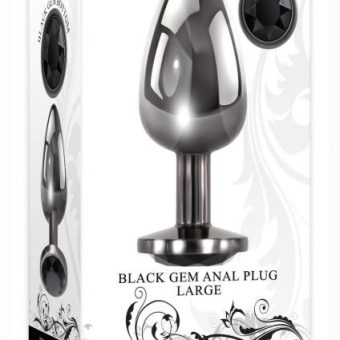 Black Gem Anal Plug Large