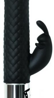 Black Diamond Silicone Rabbit Vibrator
