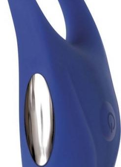 The Rechargeable Couples Penis Ring Blue