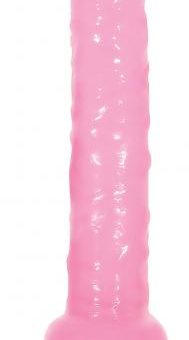 Pink Jelly Slim Dildo Anal Starter