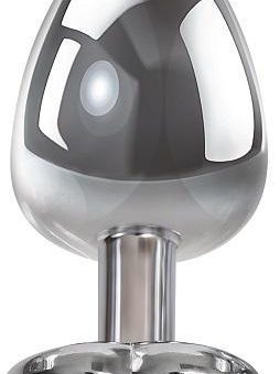 Aande Heart Gem Anal Plug Medium Red
