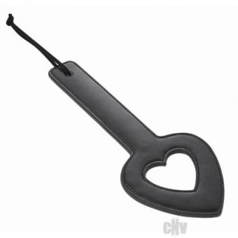 Sex & Mischief Shadow Heart Paddle Black