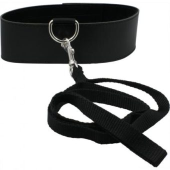 Sex And Mischief Leash & Collar Black