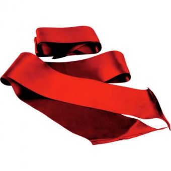 Sex And Mischief Silky Sash Restraints Beginner 2 Per Pack Red