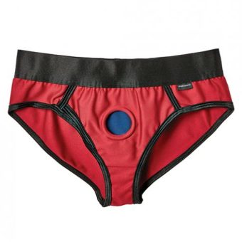 Sportsheets Em Ex Contour Harness 3X Red Blue
