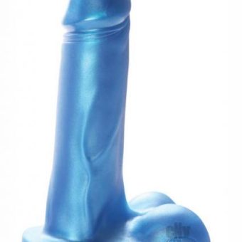 Champion Super Soft Blue Realistic Dildo