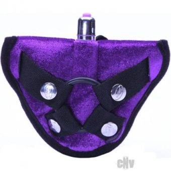 Tantus Vibrating Harness Purple