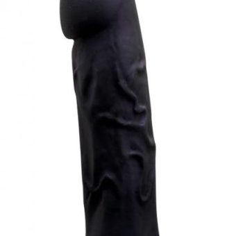 Goliath Silicone Vibrating Dildo 7.2 Inch Purple