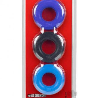 Huj3 3pk C-ring Blue Multi