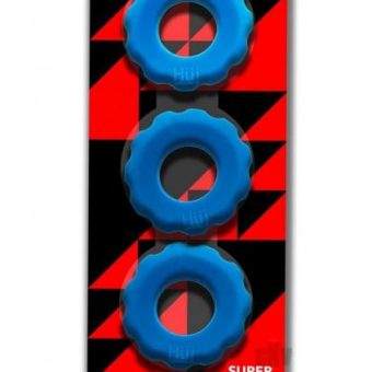 Super Huj 3pk Cockrings Teal Ice