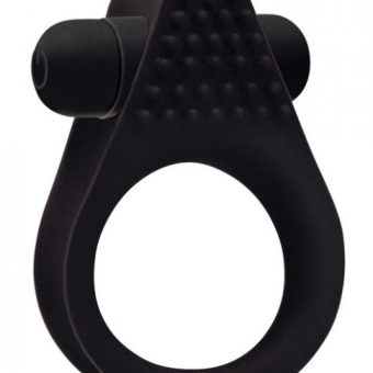 The S Bullet Silicone Ring Black