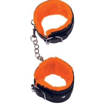 Love Cuffs Ankle Black Orange Lining