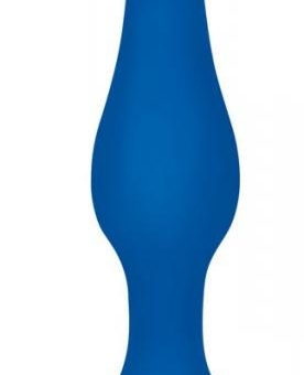 Plug And Play Silicone Bishop Blue Butt Plug