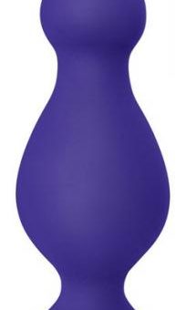 Plug And Play Silicone Spire Plum Purple Anal Probe