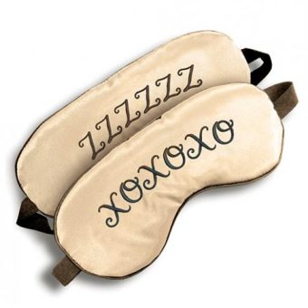 XOXO ZZZ Reversible Satin Blindfold O/S