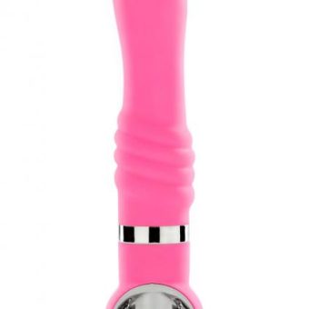 Closet Collection The Christiane Soul Silicone Vibrator Waterproof Pink 7 Inch