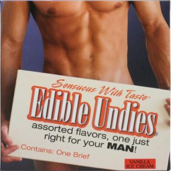 Sensuous With Taste Edible Undies Male Vanilla Ice Cream